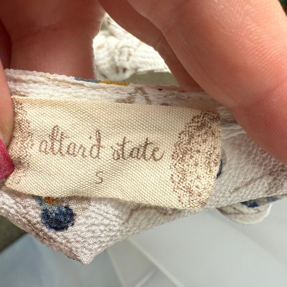 Altar'd State Floral Peplum Halter Top - Picture 4 of 6